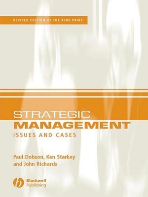cover image of Strategic Management